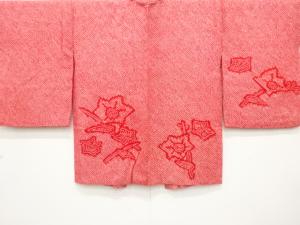 本総絞り　抽象草花模様　絵羽織